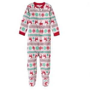 Jammies For Your Families - Fairisle Footed Pajamas